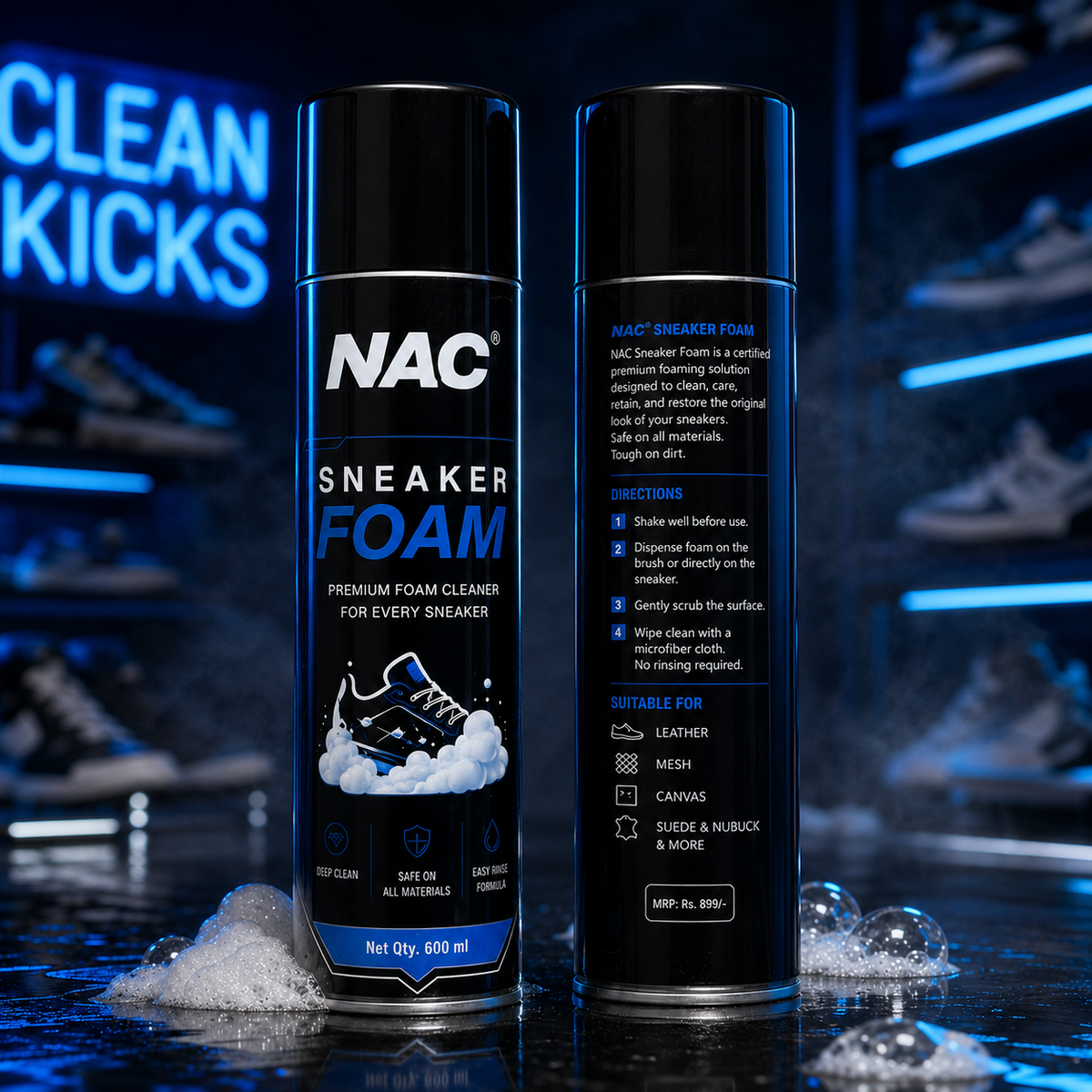NAC Sneaker Foam Cleaner