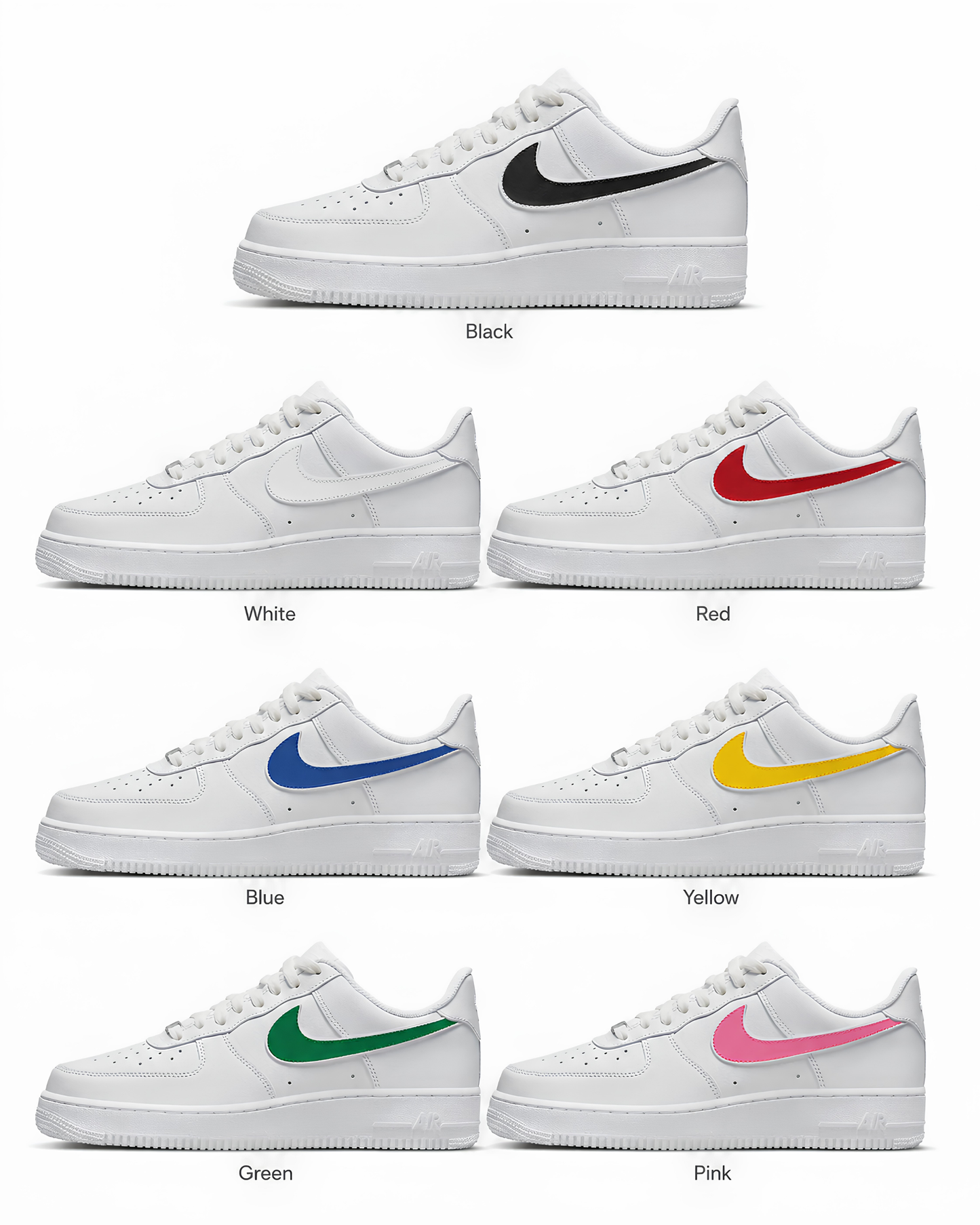 Solid Color Swoosh Skins